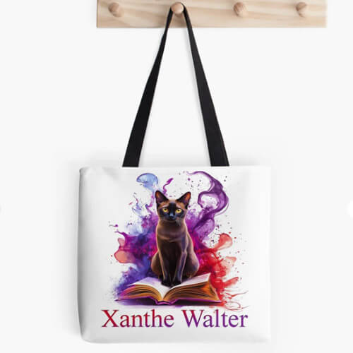 Xanthe Walter Cat Logo Tote Bag